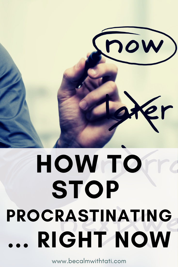 How To Stop Procrastinating Right Now
