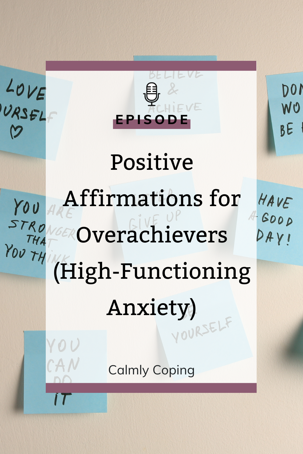 self affirmations for anxiety