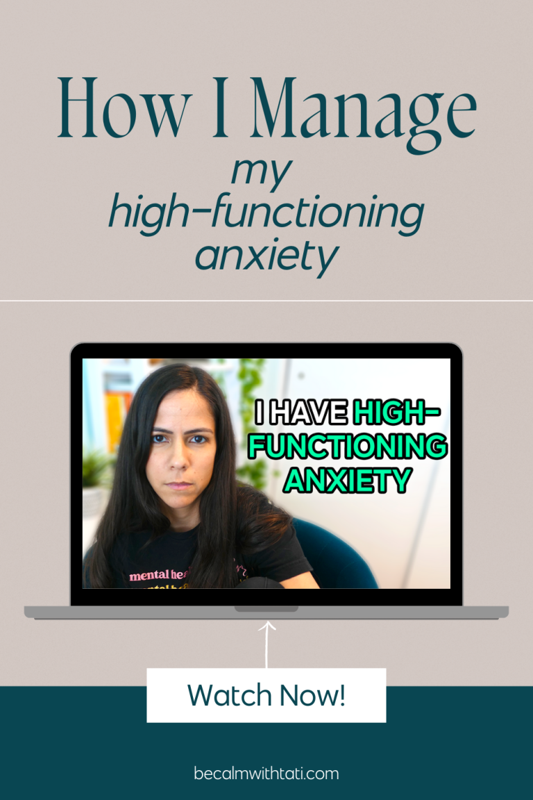 How I Manage My High-Functioning Anxiety