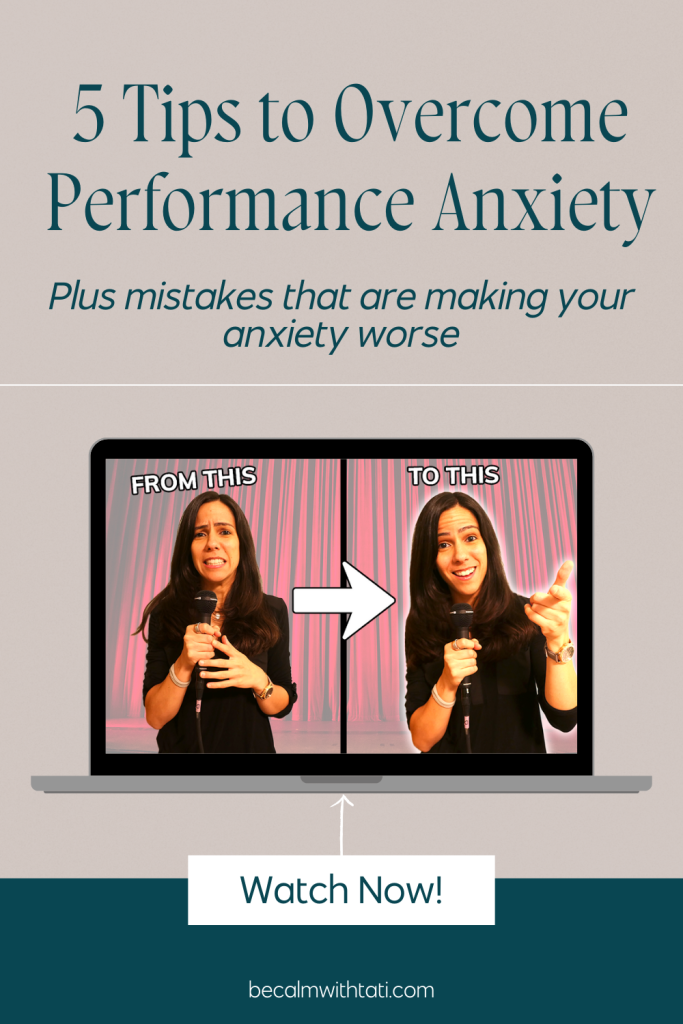 5 Tips to Overcome Performance Anxiety