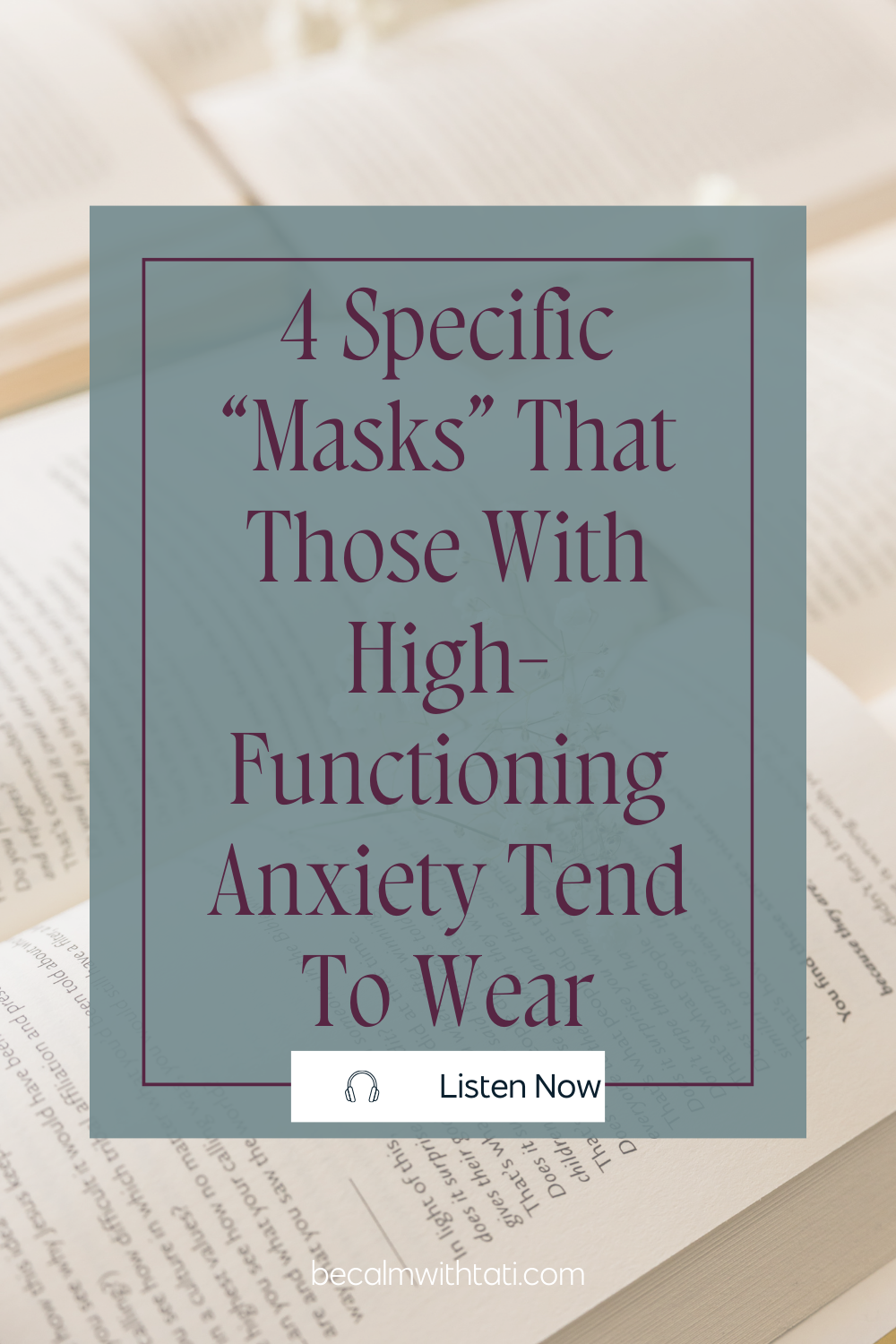 The Mask of High-Functioning Anxiety