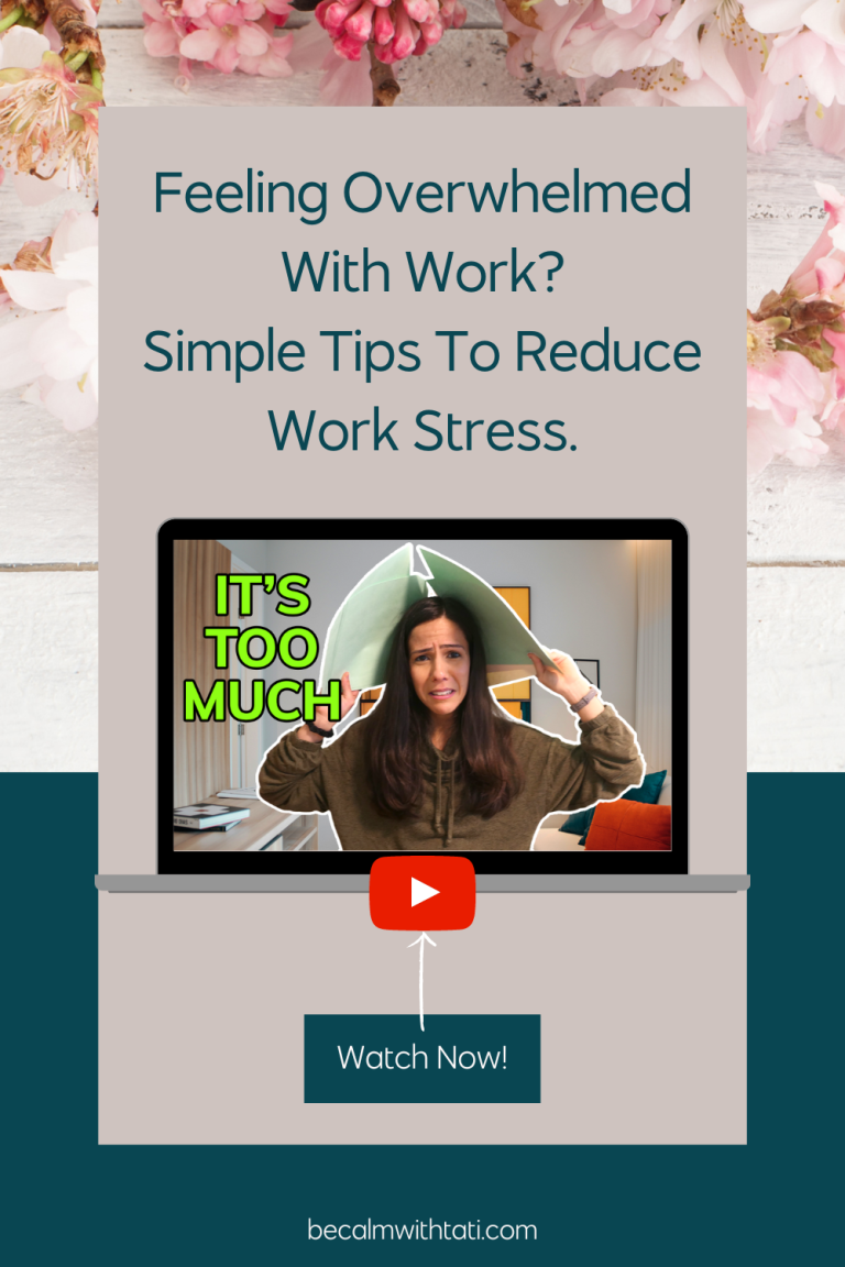 Feeling Overwhelmed With Work? Simple Tips To Reduce Work Stress.