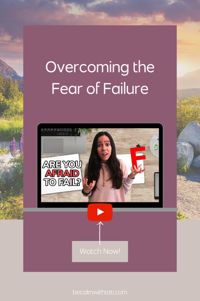 Overcoming the Fear of Failure