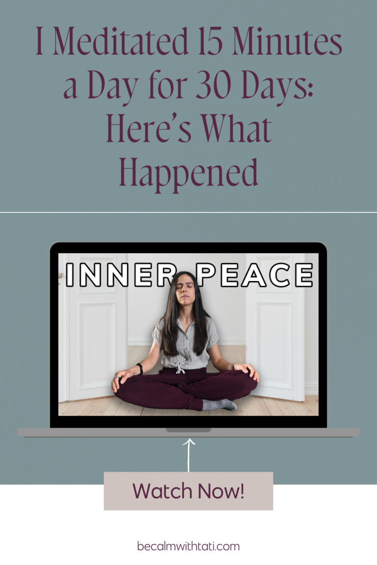 I Meditated 15 Minutes a Day for 30 Days: Here’s What Happened