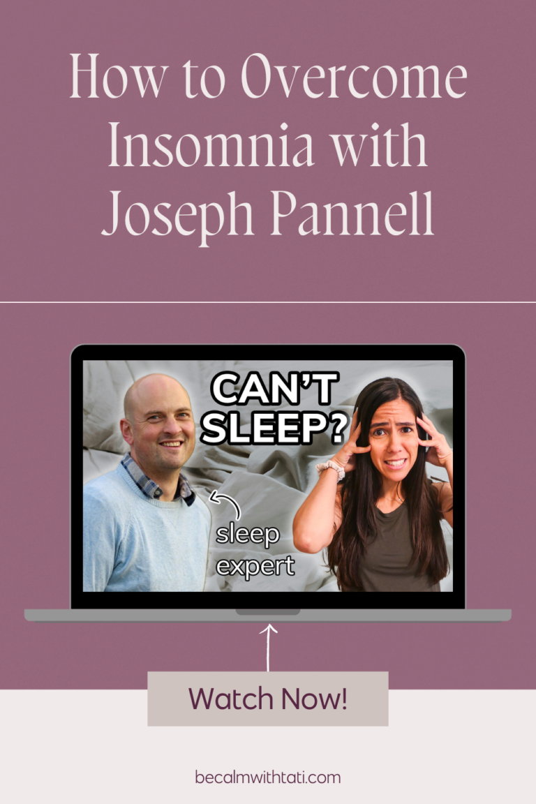 How to Overcome Insomnia with Joseph Pannell