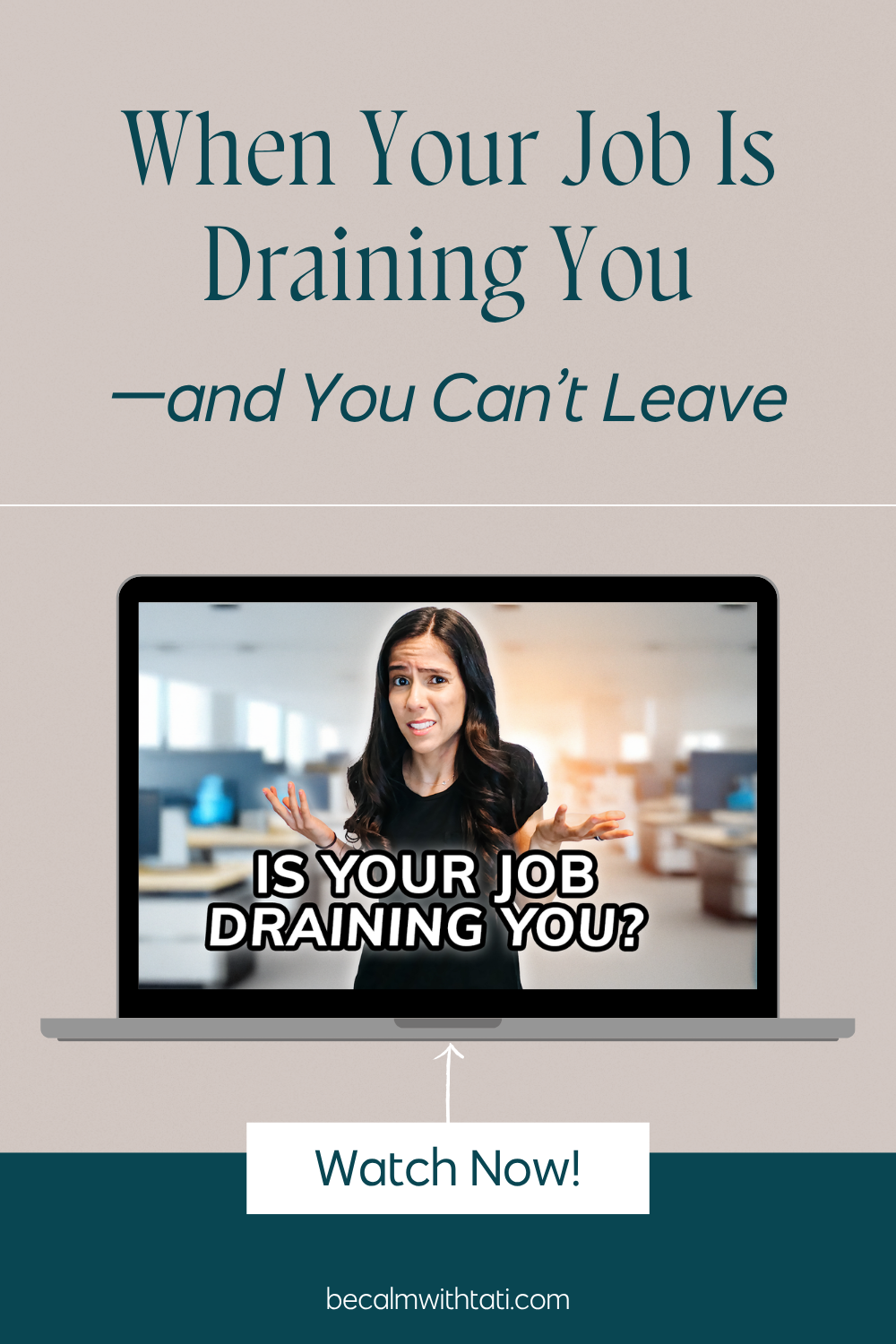 When Your Job Is Draining You—and You Can’t Leave