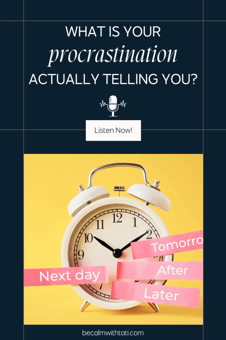 What Your Procrastination Is Actually Trying to Tell You